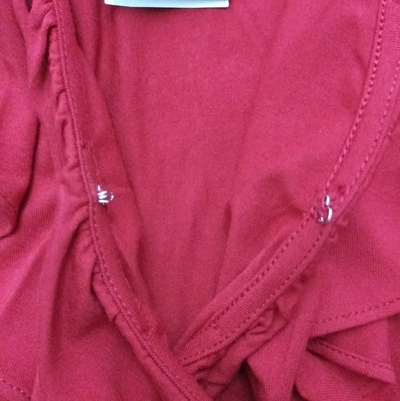 NWT Sz S Ralph Lauren Ruffle V Neck Sleeveless Top - Picture 2 of 8